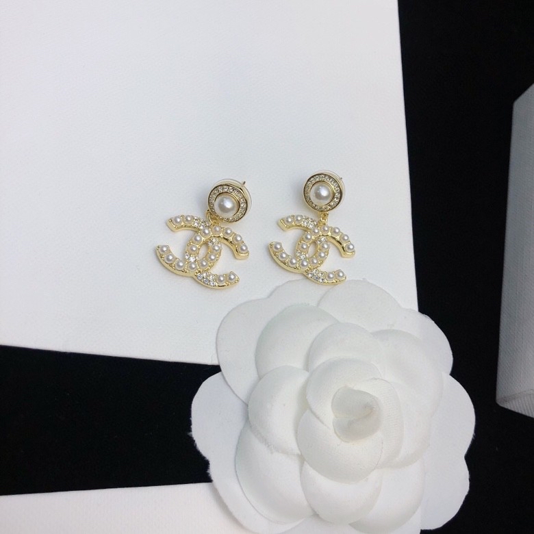 Ch*el earrings